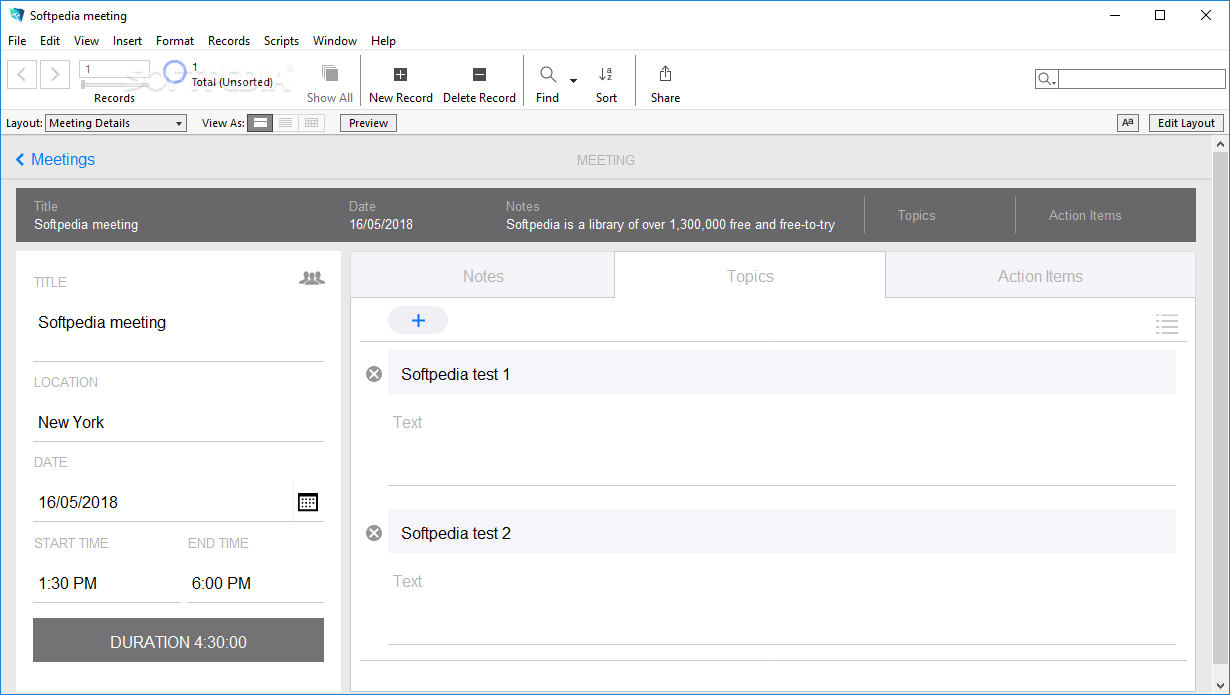 custom Filemaker
